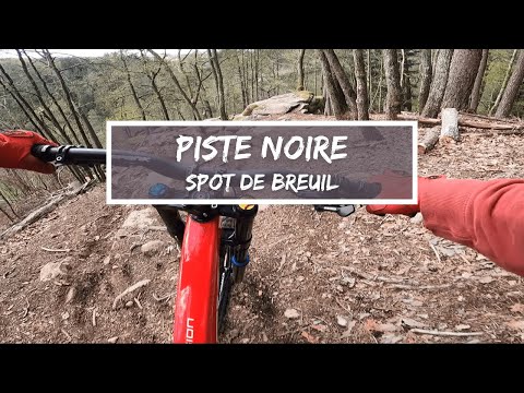 DH - MTB / Piste complète : LA NOIRE / Spot de Breuil / 2021