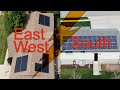 Solar Power Generation Comparison | East/West vs. South Facing Roof