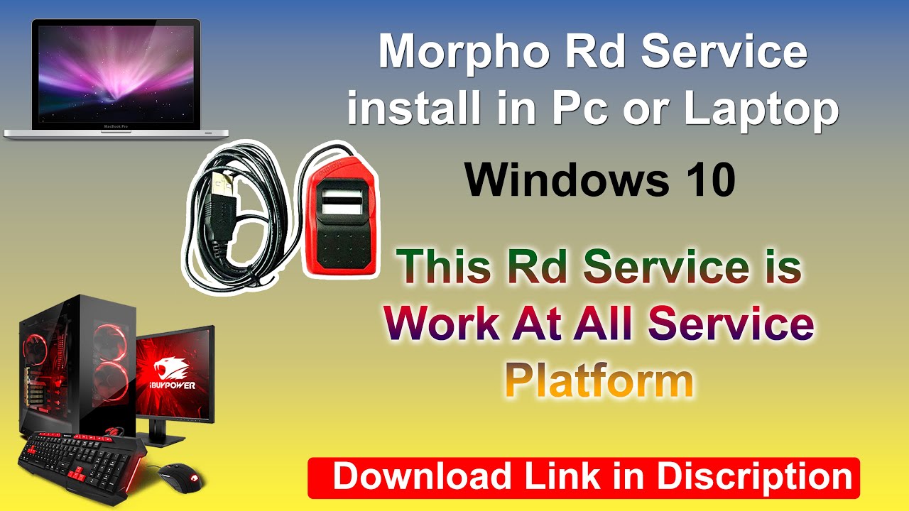 Morpho Rd Service Install Windows 10 !! For All Service Work ...