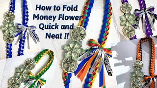 How to Fold Money Flowers Fast and Neat for Graduation Lei