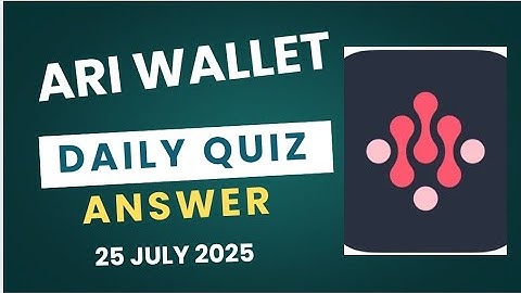 Ari Wallet Daily Quiz 25 July | Why can Arichain save blockchain space?