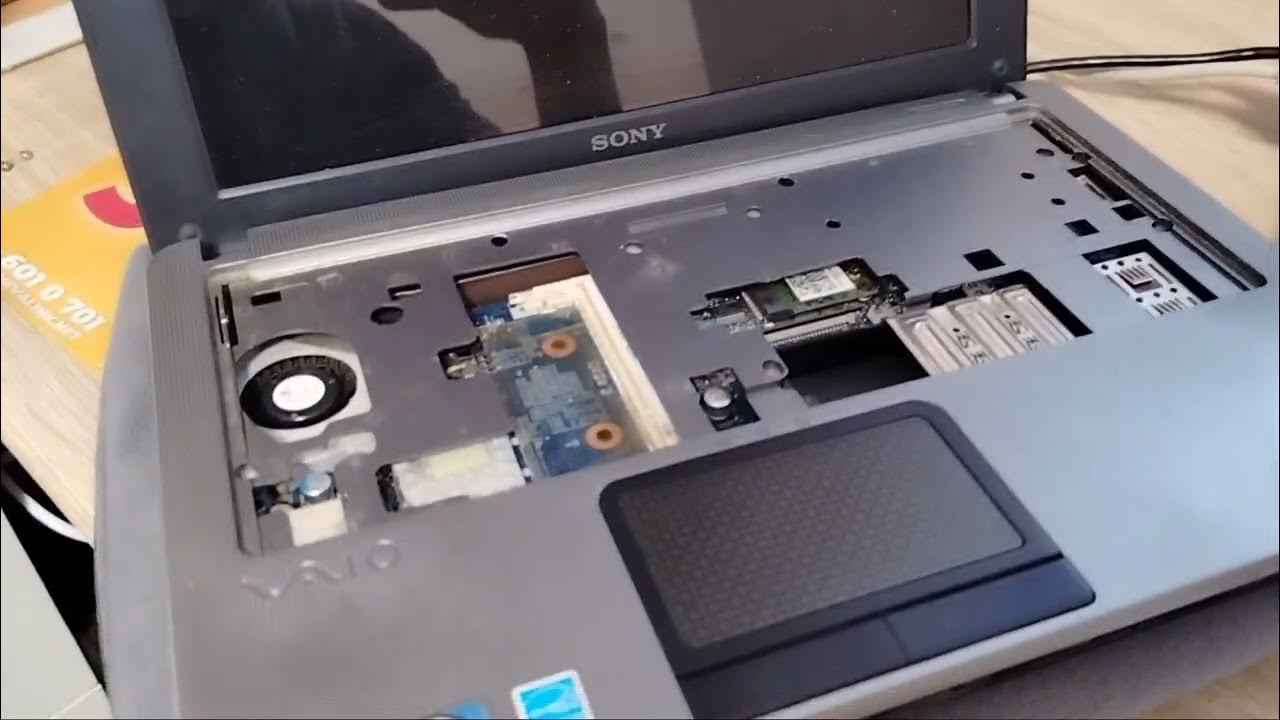 Разборка нетбука Sony Vaio PCG-21213V для чистки, обслуживания и ...