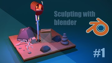 SPEEDSCULPT BLENDER #1: LOWPOLY MAILBOX