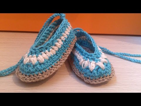 Alpargatas espardeñas para bebe , Parte 1