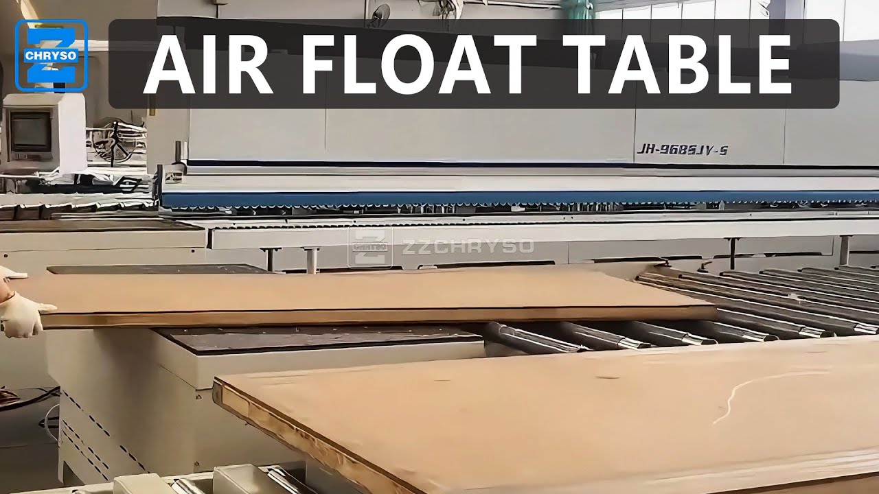 Edge Bander Return Conveyor Line + Air Float Table for Wood Panel Production | ZZCHRYSO Machinery