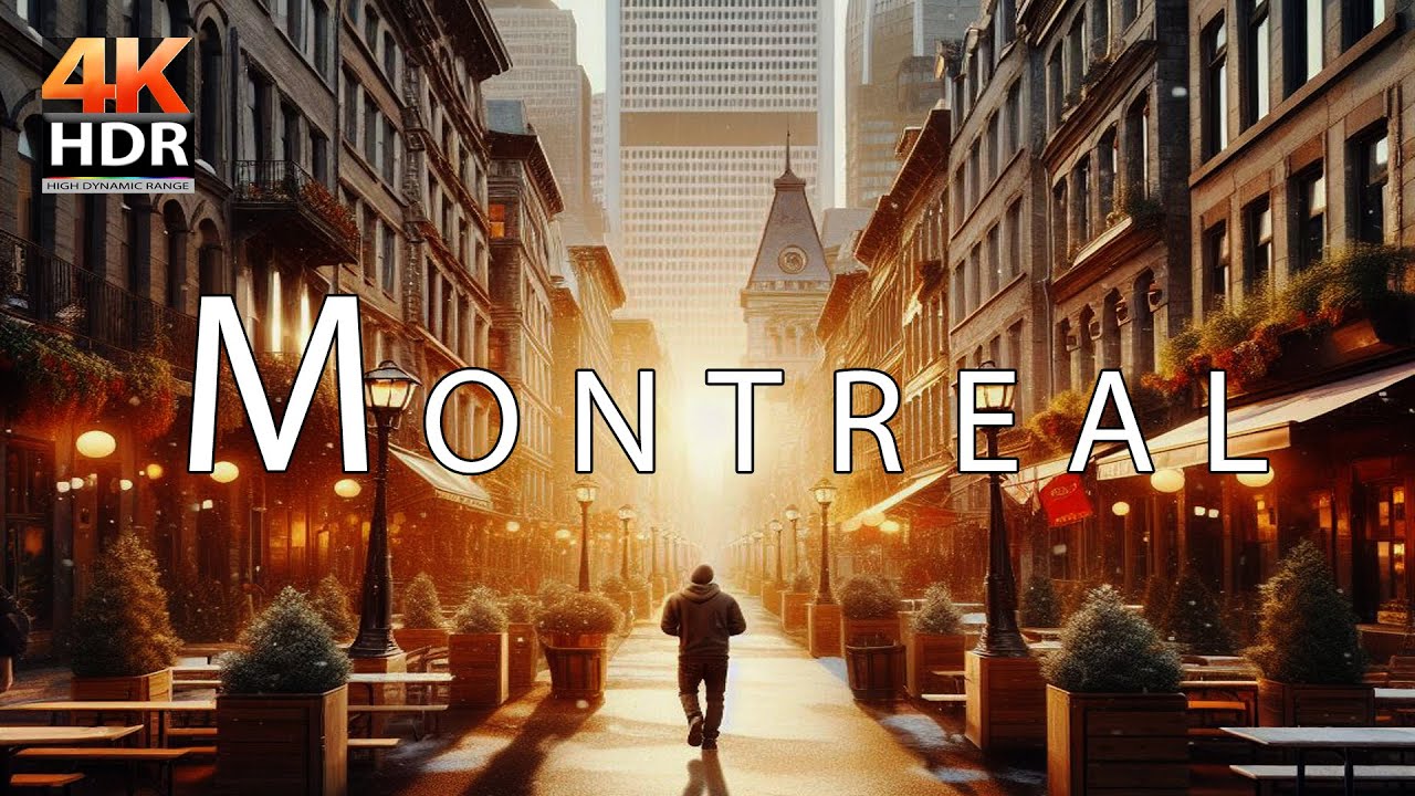 A Historic Old Montreal District Walking Tour: Montreal Canada 4K 60fps ...