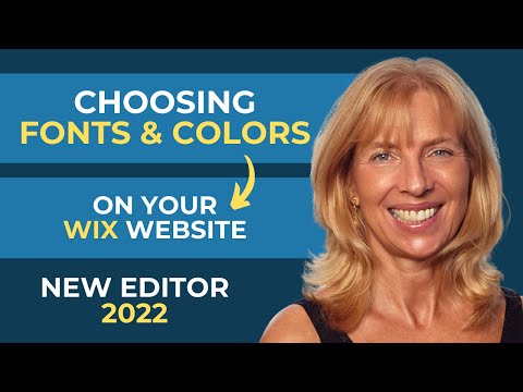 #5 How to Set Fonts and Colors for your Wix Website (mainly fonts)!