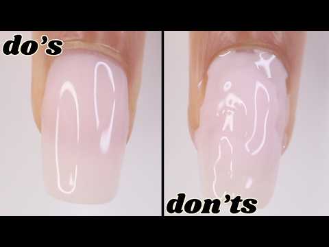 DOs & DON'Ts: builder gel | how to do builder gel nails at home, how to remove builder gel