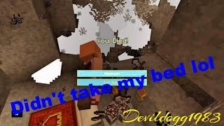Didn't even take my bed... Minecraft PS4