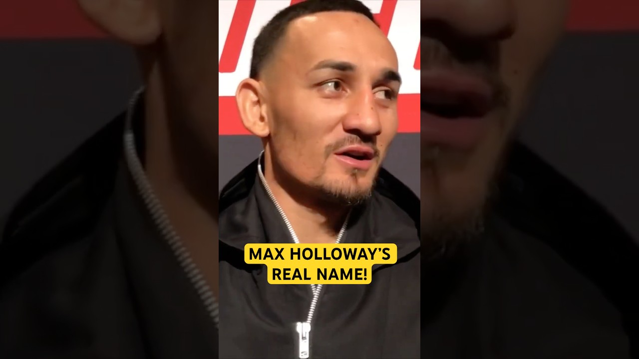 Max Holloway Isn't Called Max