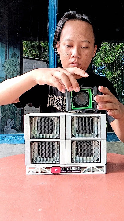 MINIATUR SOUND BOX PARATHEL 2 INCH & 1,5 INCH DIORAMA MINIATUR