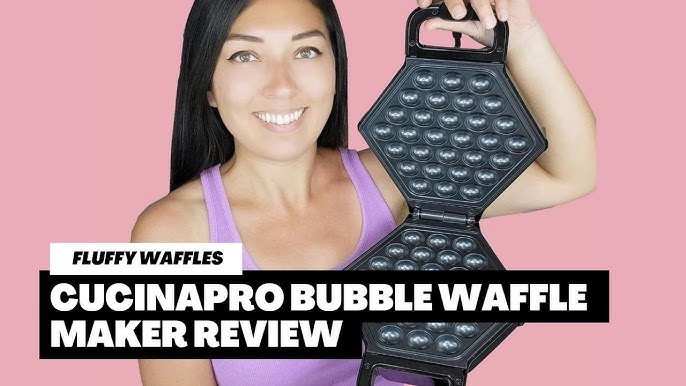 Bubble Waffle Maker Pan by StarBlue with FREE Recipe ebook and Tongs - Make  Crispy Hong Kong Style Egg Waffle in 5 Minutes