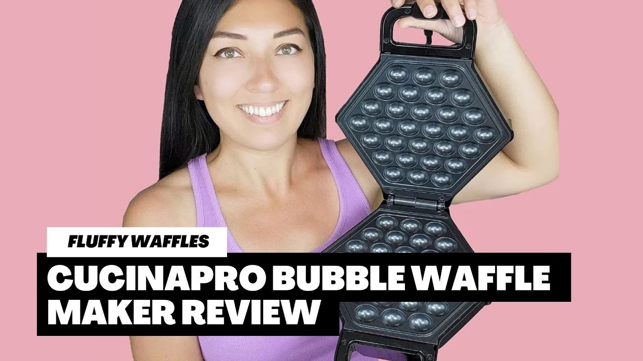 Cucinapro Bubble Waffle Maker in Black