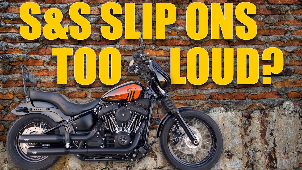 S&Sスリップオン Harley-Davidson S&S Slash-Cut Mufflers for 2018-2022 Harley Heritage Softail and