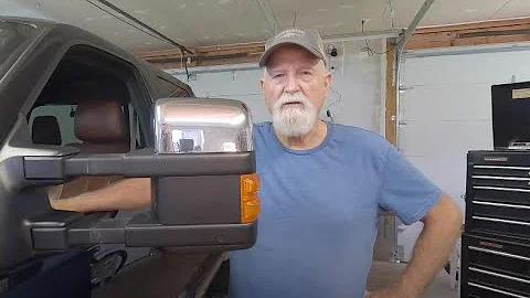 Ford F-250 Tow Mirror Motor Repair, complete tear down and folding motor repair