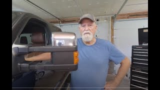 Ford F-250 Tow Mirror Motor Repair, complete tear down and folding motor repair