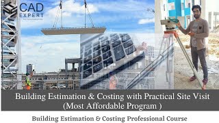 Building Estimation and costing Complete Course | Site Visit Videos also Included