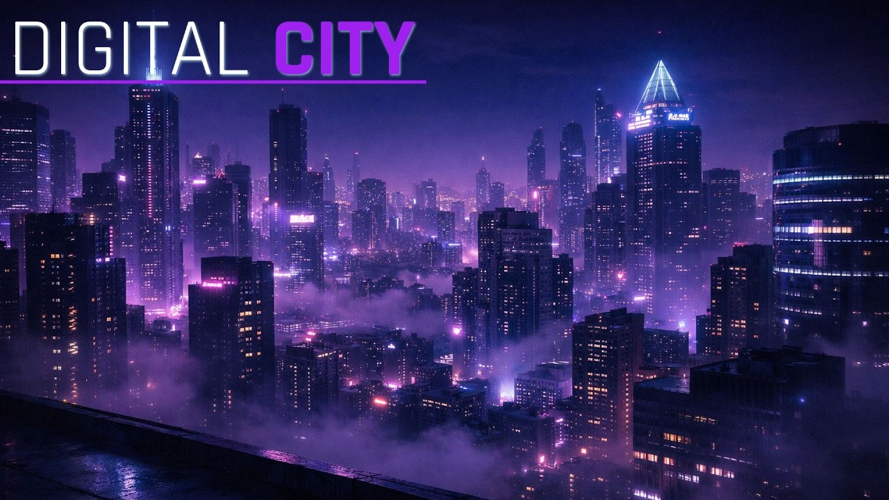 DIGITAL CITY — Cyberpunk Synthwave Night Mix