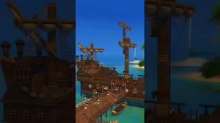 Off The Grid Pirate Ship For My Fantasy Save File #sims4 Off The Grid Pirate Ship For My Fantasy Save File #sims4