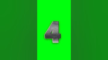 10 to 1 reverse countdown Green Screen | Counting Green Screen no copyright video