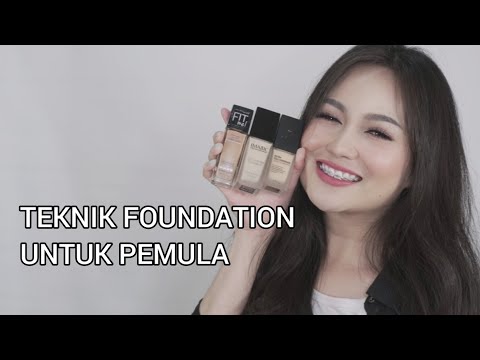 Cara memakai foundation untuk pemula!