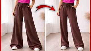 HOW to TAPER and SHORTEN PANTS | Simple Sewing Trick