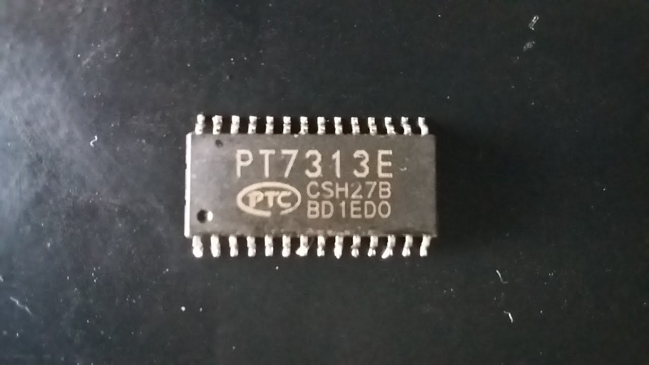 Rádio sem som , processador de áudio PT7313 ruim. - YouTube
