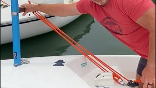 Main Sheet Rigging - Holder Hawk