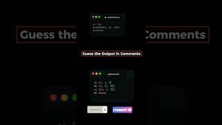 Guess the Output in Python | Video 25 |