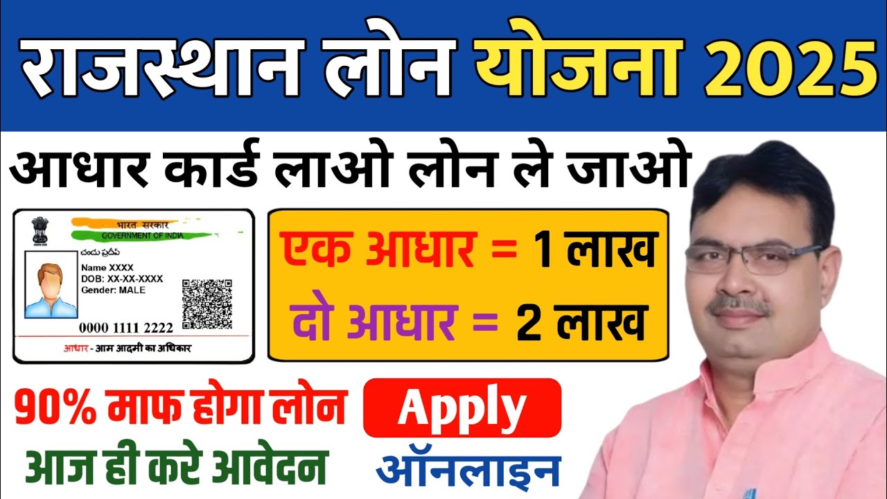 राजस्थान सरकार दे रही है 2 लाख का लोन | Rajasthan Loan Yojana 2025 पूरी जानकारी