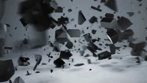 After Effects Template - Elegant 3D Shatter Logo