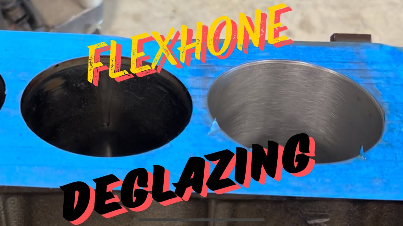 Honing DeGlazing engine block cylinders with Flexhone YouTube