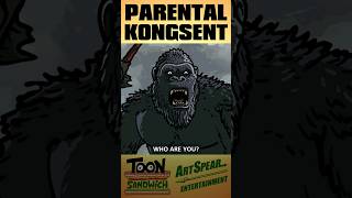 Daddy Kong - TOON SANDWICH #funny #godzillaxkongthenewempire #kong #godzilla #godzillavskong