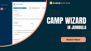 Camp Wizard in Jumbula | Quick Guide