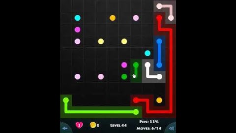 flow game facebook - 10 x 10 mania level 44 Connect the dots