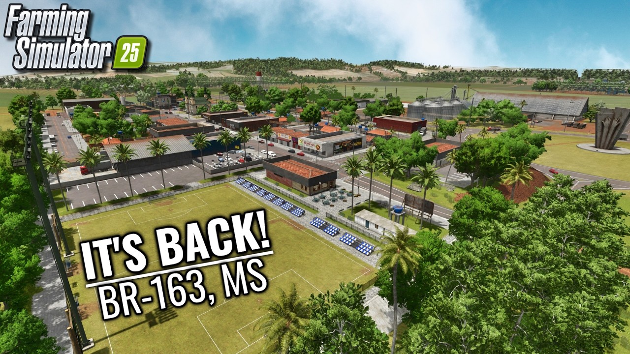 New Mods - BR-163 Map, Post Service Roleplay, & Parking Spaces!  | Farm Sim 25
