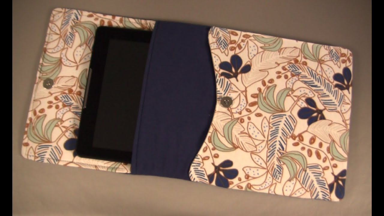 DIY la pochette pour tablette - Les Tissus du Chien Vert