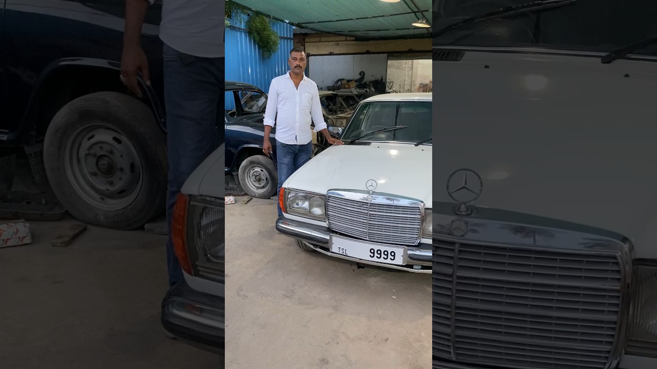 Benze w123 has  been  restored in 5 days