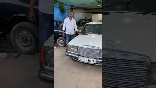 Benze w123 has  been  restored in 5 days#benze #w123 #w123lovers * #benze #shacustompaints #vellore