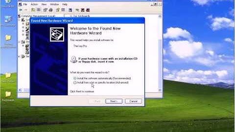 KEY PRO M8 install driver operation