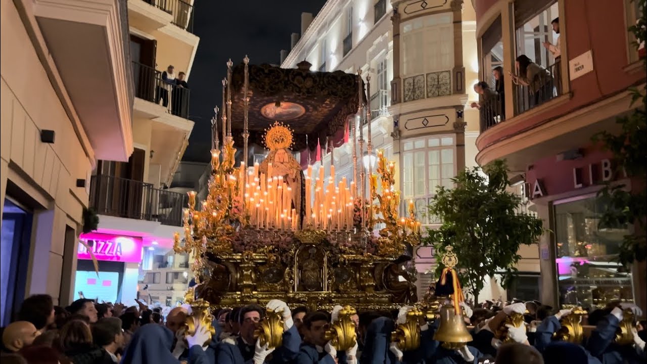 4K | VIRGEN DEL AMOR (El Rico) | Calle Cárcer | Málaga 2025