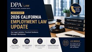 Información 2026 California Employment Law Update | DPA Law Guía