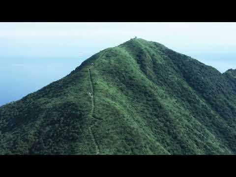 空拍 雙溪區瑞雙公路不厭亭,九份老街