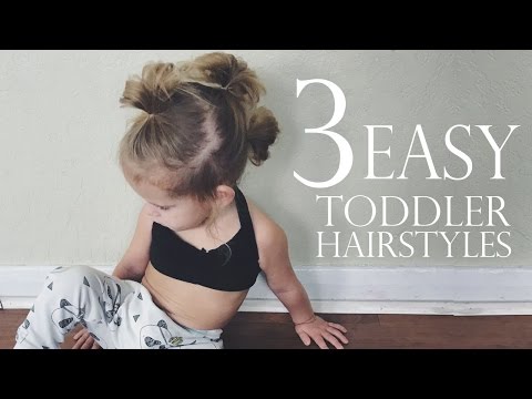 3 EASY Toddler Hairstyles
