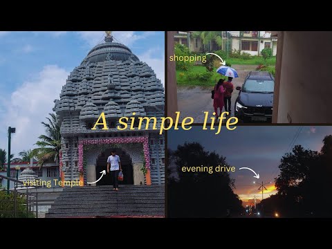 a simple day in my life✨| going to temple, shopping, rainy evening~Home Diary🏠