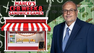 Be CAREFUL Betting THESE College Football Games! | Week 8 Predictions | Sandwich Spots of the Week