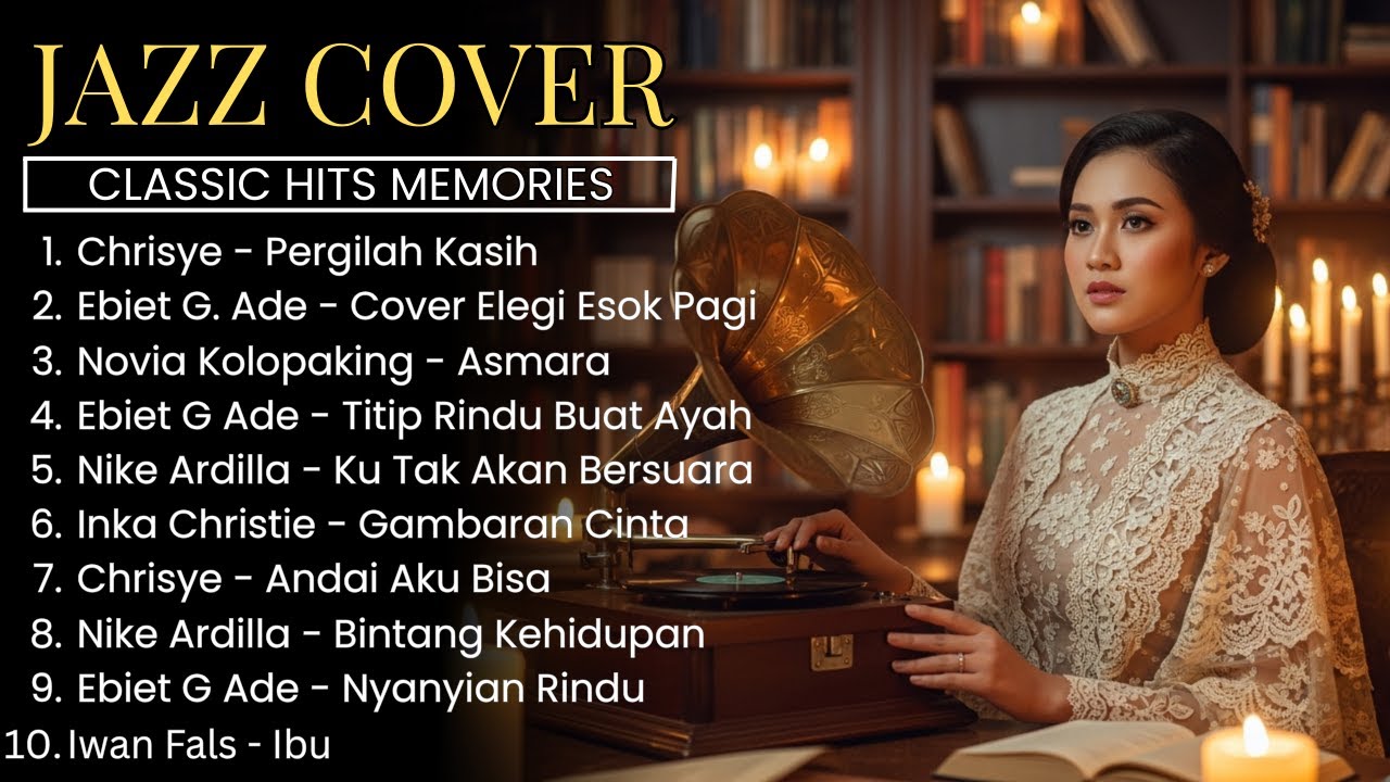 10 LAGU KLASIK PENUH KENAGAN 🎷 | RELAXING JAZZ COVER – Musik Pagi