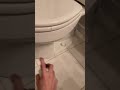 Smells can lurk at the base of your toilet