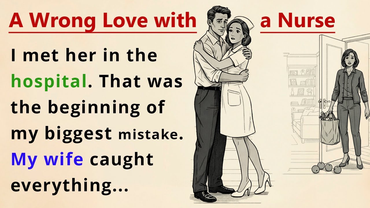 Learn English with Stories ⭐ A Wrong Love with a Nurse | Level 3 English Listening Speaking Practice
