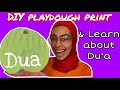 What is dua for kids! DIY playdough clay dua hand print!